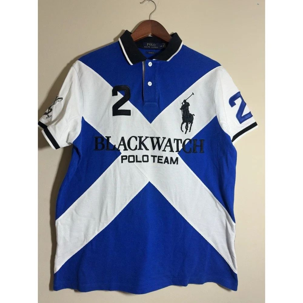 Polo Ralph Lauren Blackwatch Blue And White Large